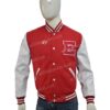 High School Musical EJ Red Varsity Bomber Jacket Front