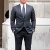 James Bond Grey Pinstripe Suit