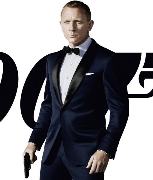 James Bond Midnight Skyfall Blue Dinner Tuxedo | William Jacket