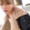 Taylor Swift Black Denim Jacket Front