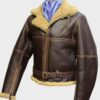WW2 RAF Sheepskin Brown Jacket