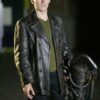 9th Doctor Who Black Leather Jacket