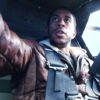 Tej Parker Brown Leather Jacket The Fate Of The Furious Front