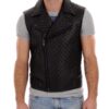 Slim fit Genuine Lambskin Leather Vest