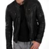 Mens Lambskin Genuine Lambskin Leather Jacket