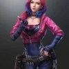 Cyberpunk 2077 Kira Madroxx Pink Leather Jacket