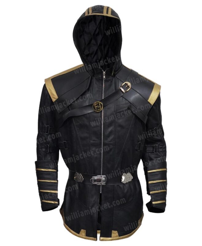 Clint Barton Avengers Endgame Ronin Hooded Jacket Front