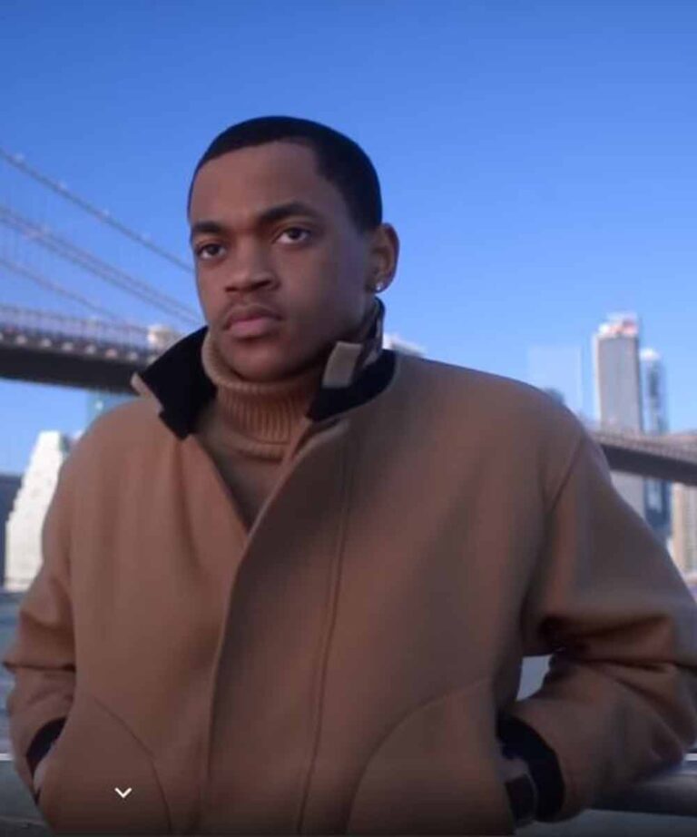 Tariq St Patrick TV Series Power Book II Ghost Brown Jacket | WJ - How Old Is Tariq From Power In Real Life
