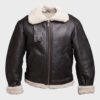 Men's B3 Aviator Black Leather Jacket