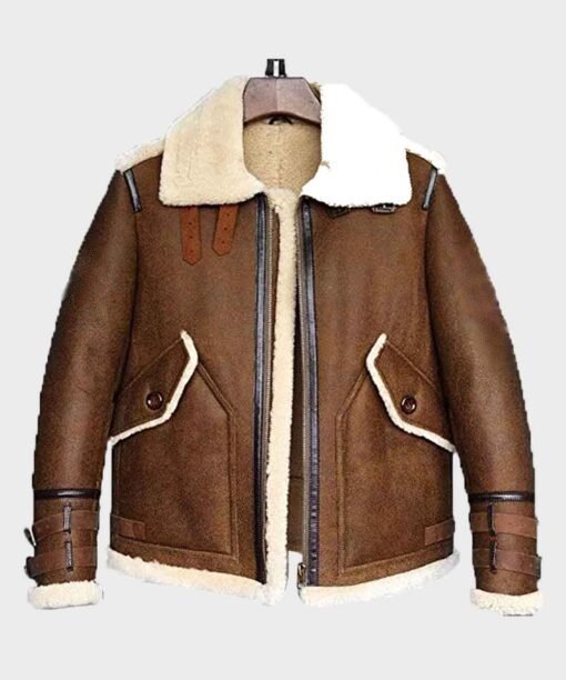 Harris-SF Flight Sheepskin Shearling Leather Jacket