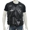 Black Label Society patches Leather Vest