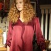 The Undoing Nicole Kidman Red Silk Shirt