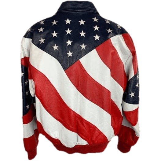 Independence Day Michael Hoban American Flag Bomber Jacket