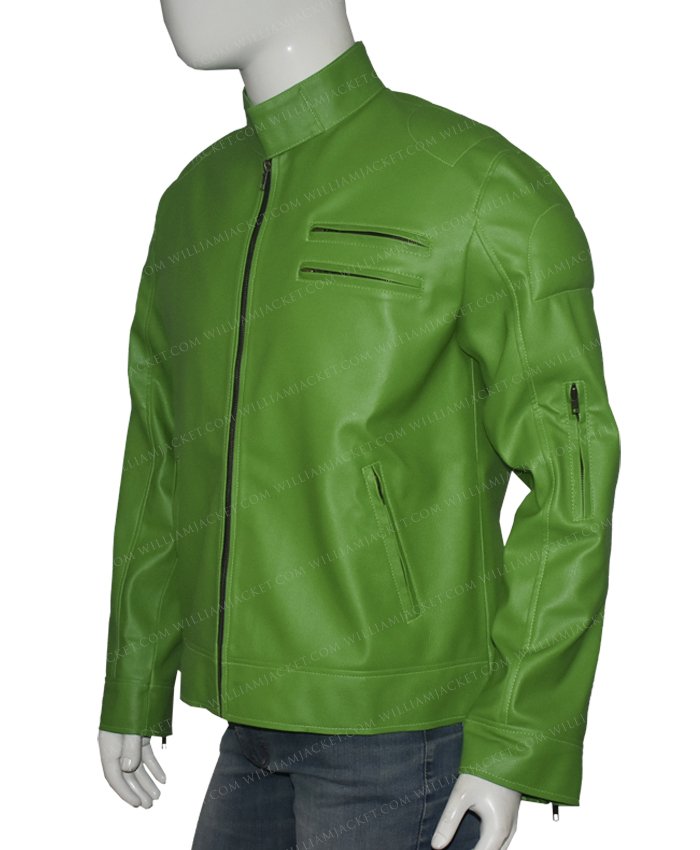 Men's Regular Fit Party Wear Leather Biker Jacket - William Jacket