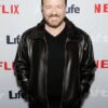 Ricky Gervais After Life Black Jacket Front