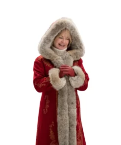 The Christmas Chronicles 2 Mrs. Claus Red Fur Collar Coat