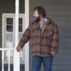 Fargo Bear Gerhardt Shirt Style Brown Flannel Jacket Front