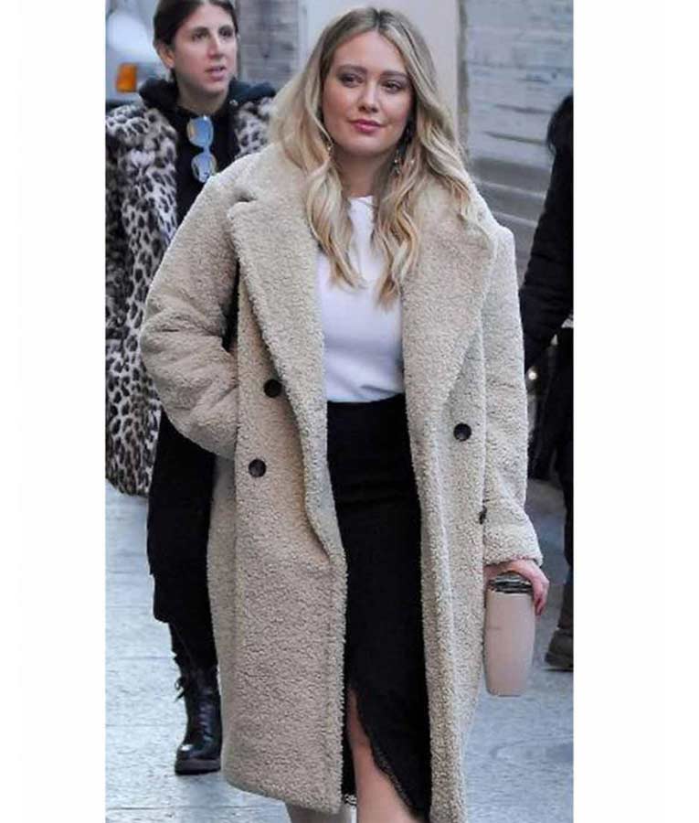 Hilary Duff Sherpa Peters William | Kelsey Jacket Coat Younger