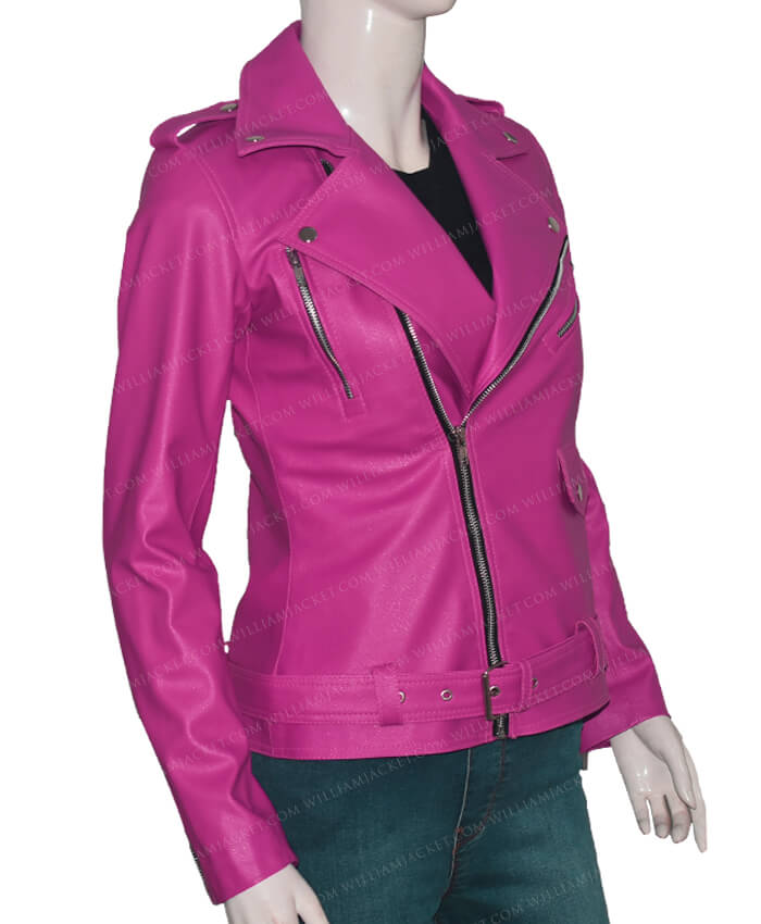 Womens Slim Fit Stylish Biker Leather Jacket | William Jacket