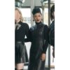 Grace Byers The Gifted Leather Coat