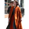 The Marvelous Mrs. Maisel Miriam Orange Wool Coat Image