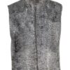 Astrakhan Persian Lamb Grey Fur Waistcoat