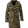 Yellowstone S02 Beth Dutton Leopard Print Fur Coat Front