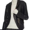 Riverdale Alice Cooper Leather Black Blazer