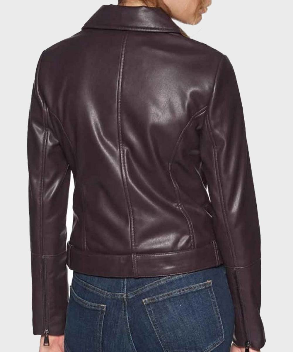 Riverdale Betty Cooper Coffee Brown Biker Jacket | William Jacket