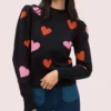 Riverdale Cheryl Blossom Heart Sweater