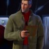 Spider Man Into The Spider Verse Peter B Parker Green Cotton Coat