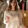Cricket Brown The Unholy Alice Pagett White Knitted Sweater