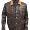 Yellowstone Ryan Brown Leather Jacket Front