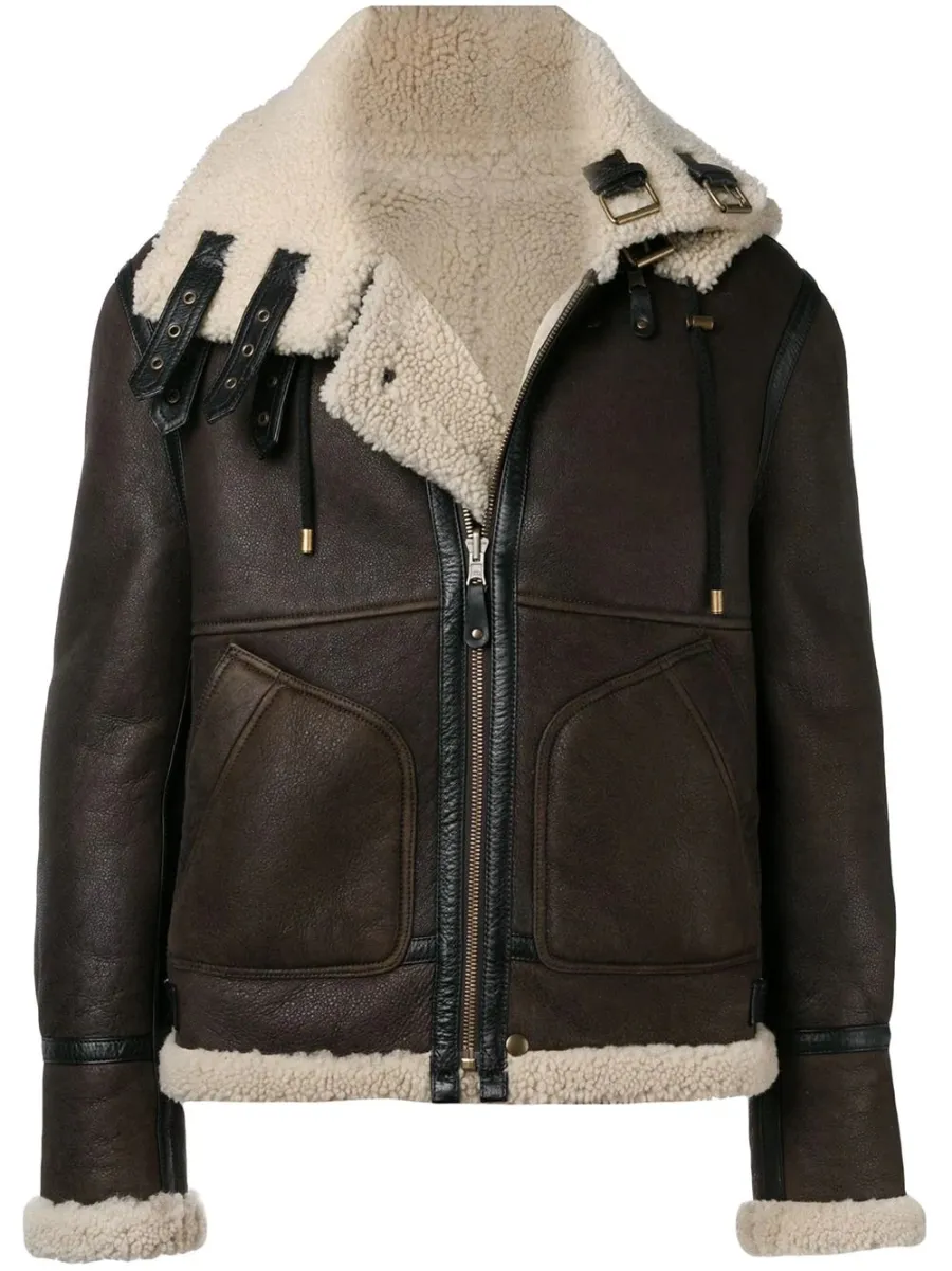 Brittany Faith Connexion Shearling Hooded Jacket