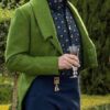 Bridgerton Lord Featherington Green Wool Casual Tailcoat