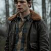 Chilling Adventures of Sabrina Harvey Brown Leather Jacket