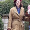 Allied Marion Cotillard Brown Trench Coat
