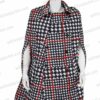 Inventing Anna Delvey Houndstooth Coat Front