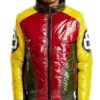 8 Ball Bubble Red Yellow and Green Jacket