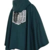 Attack on Titan Green Hooded Cape Coat