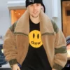 Justin Bieber Brown Fur Jacket