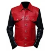 Justin Bieber Red and Black Snazzy Jacket