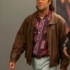 Rand Pam and Tommy Brown Leather Jacket