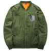 Survey Corps Attack On Titan Green Bomber Jacket