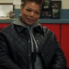 Queen Latifah The Equalizer Black Quilted Leather Jacket