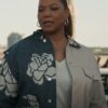 The Equalizer Queen Latifah Flowers Printed Jacket