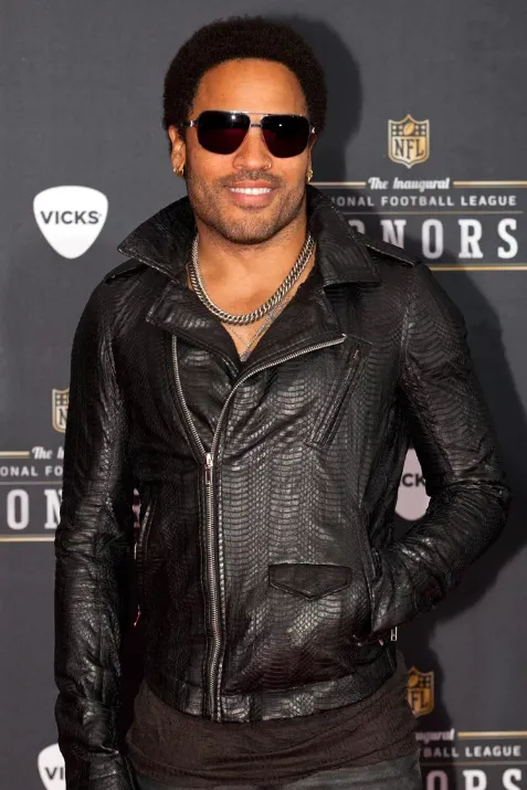 Lenny Kravitz LV Leather Jacket  Lenny Kravitz LV 2023 Black Jacket