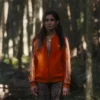 Fatin Jadmani The Wilds Orange Jacket