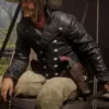 Red Dead Redemption 2 Micah Bell Tail Leather Jacket