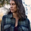 Lauren Cohan The Walking Dead Plaid Jacket